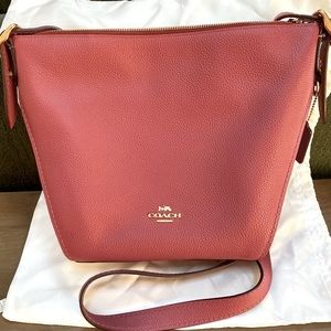 NWOT Coach Jasper Shoulder Bag pebbled leather